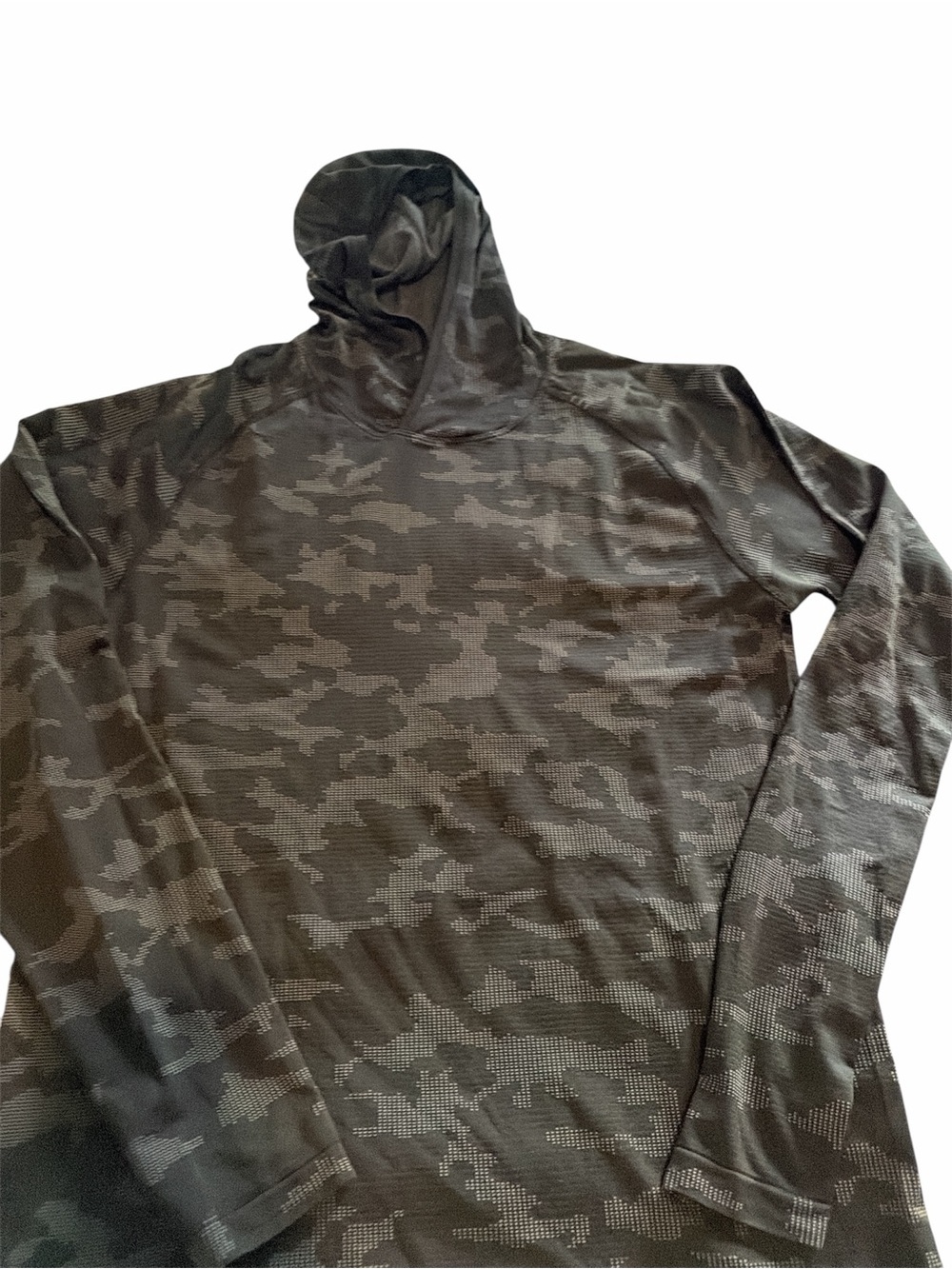 Men's  Lululemon Camouflage Hoodie Long Sleeve Shirt  medium